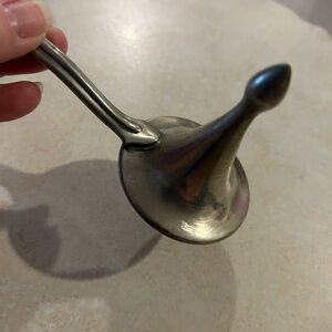 Silver Metal Candle Snuffer